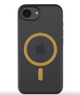 Ümbris Superstealth MagSafe iPhone 16e (must/kollane)